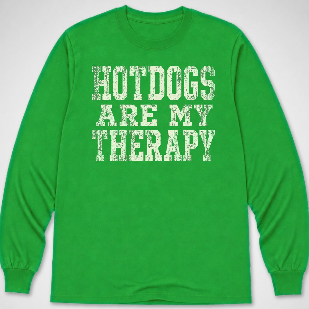 Hotdog Therapy — Long Sleeve Tee product image 4