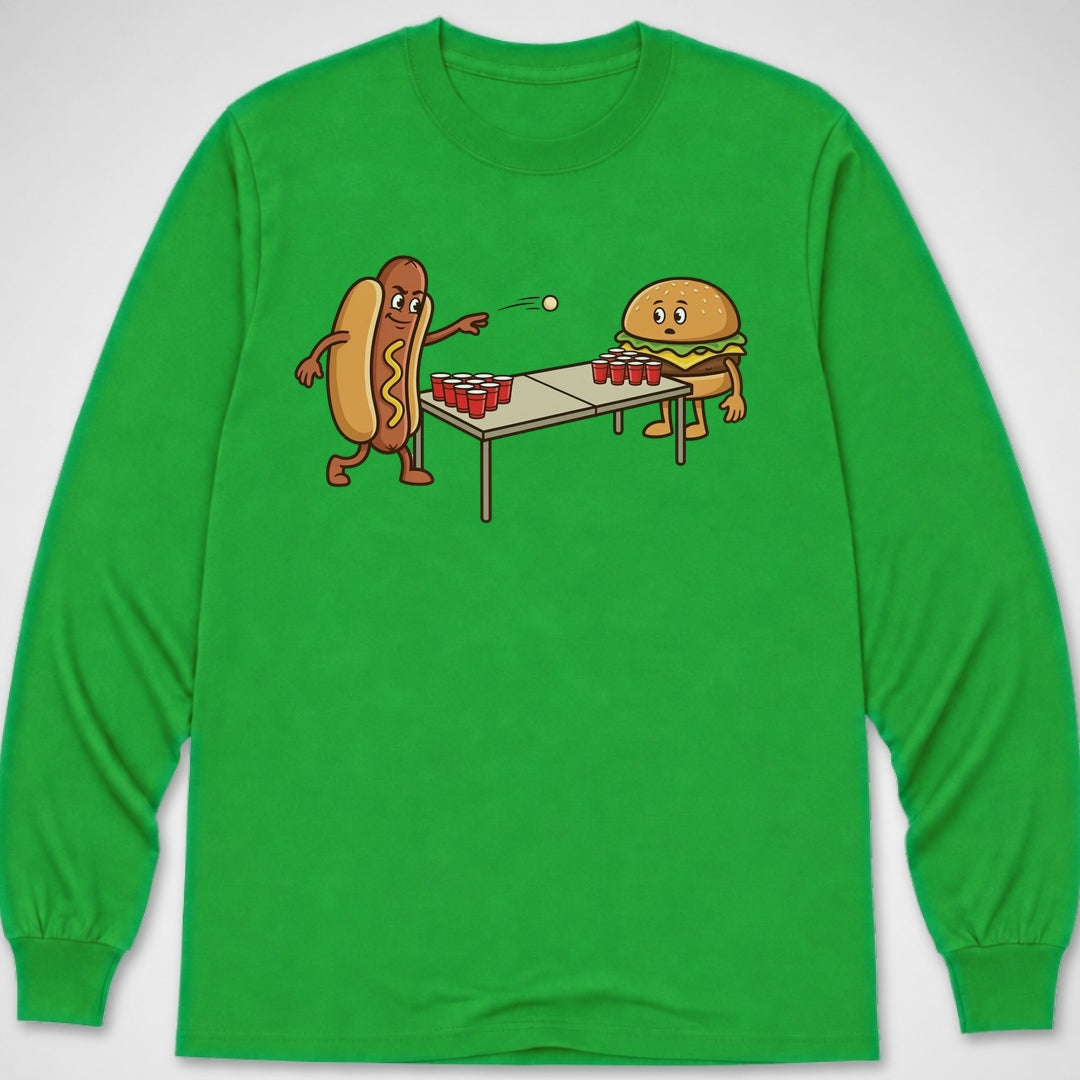 BBQ Pong — Long Sleeve Tee product image 5