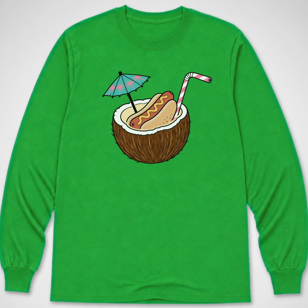 Hotdog Colada — Long Sleeve Tee product image 4
