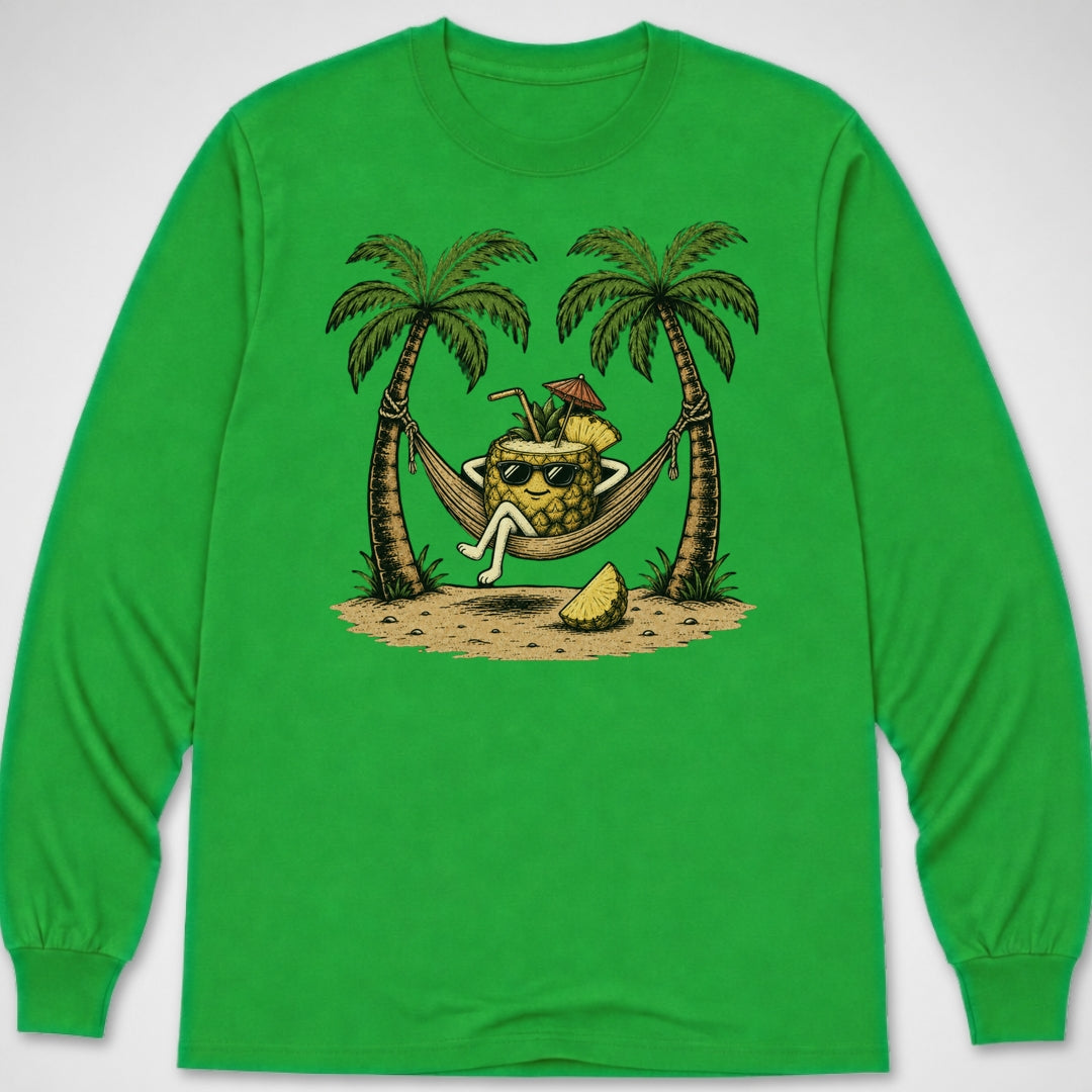 Pineapple Relaxin' — Long Sleeve Tee product image 5