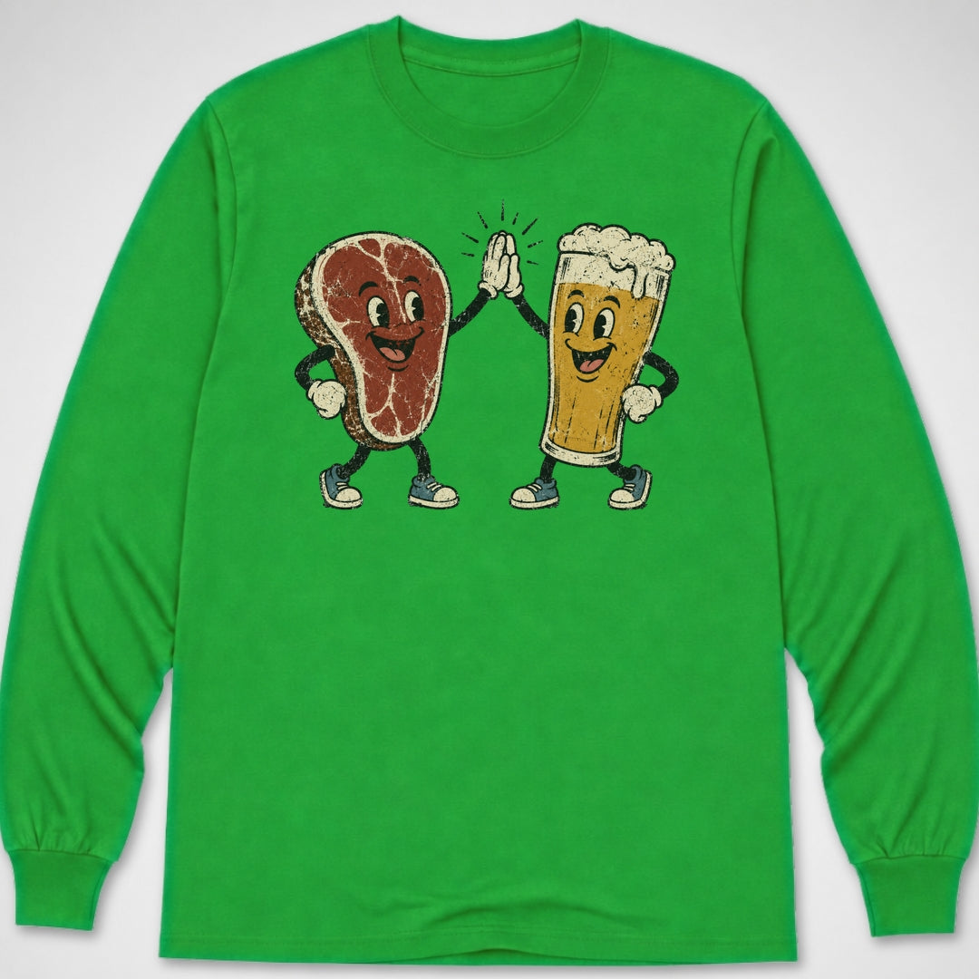 Steak & Suds — Long Sleeve Tee product image 5