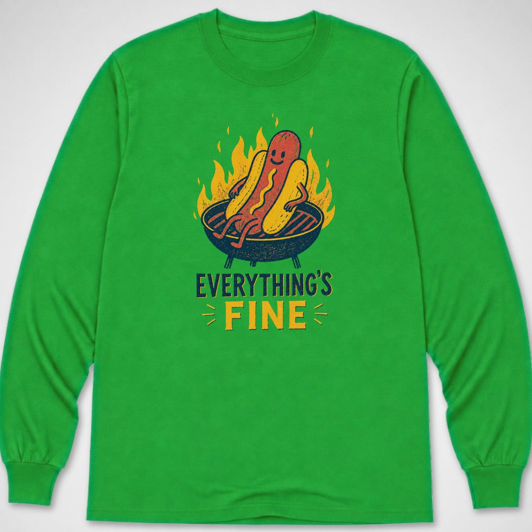 Everything's Fine — Long Sleeve Tee product image 2