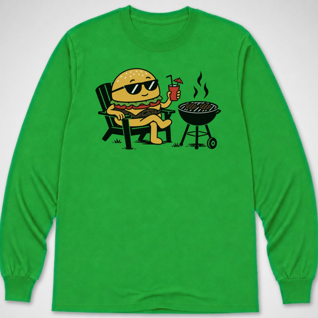 Burger Vibe — Long Sleeve Tee product image 3