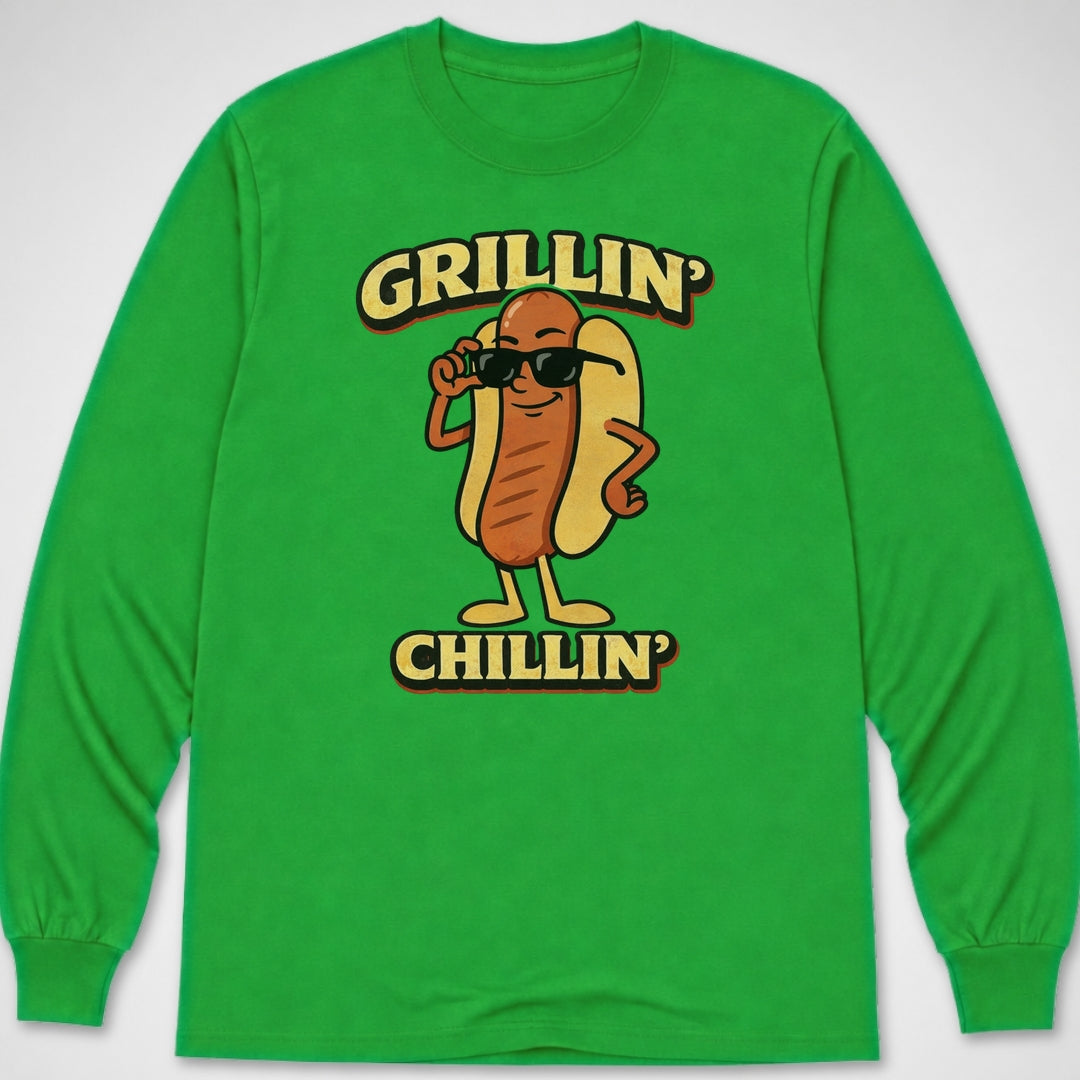 Grillin' & Chillin' — Long Sleeve Tee product image 5