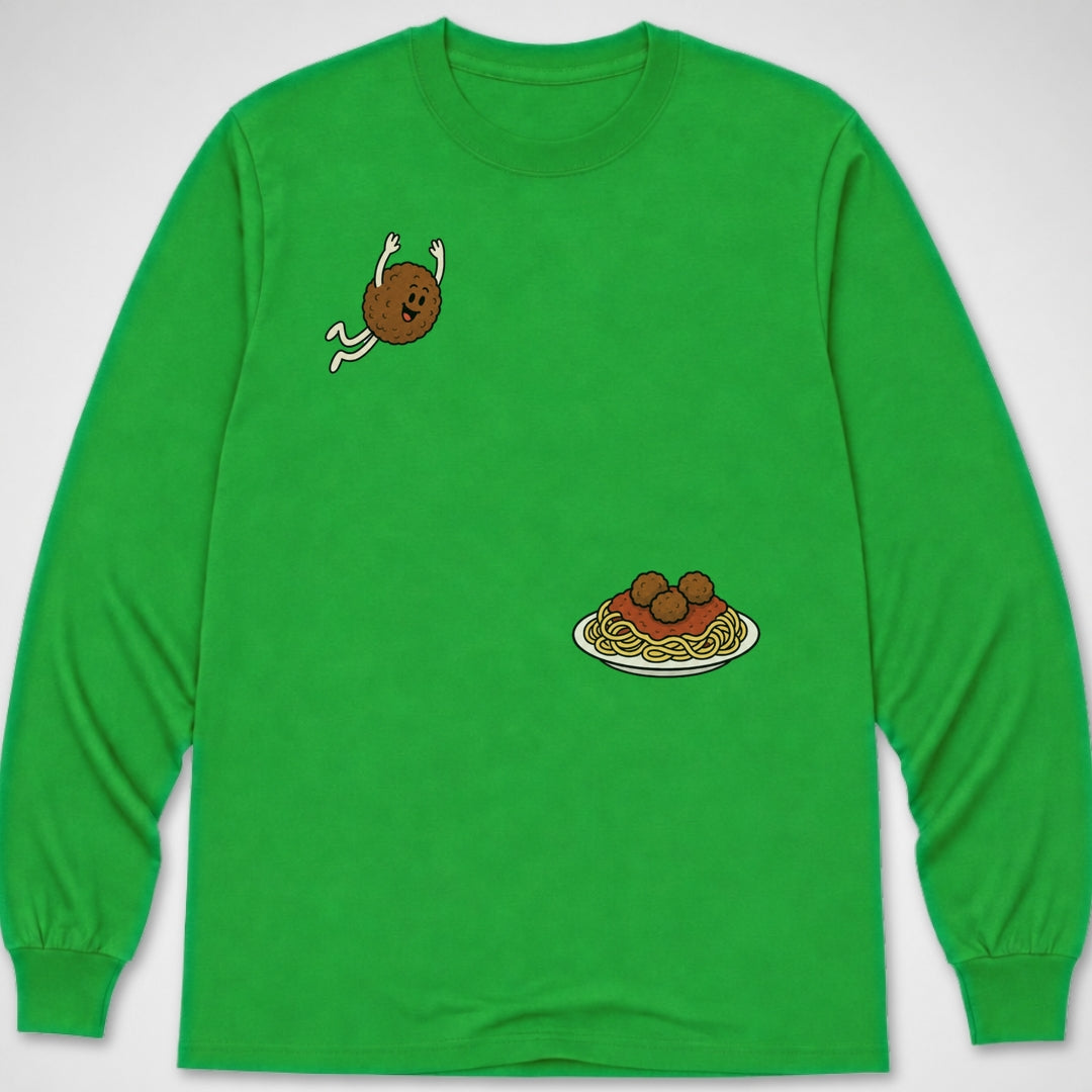 Meatball Dive — Long Sleeve Tee product image 5
