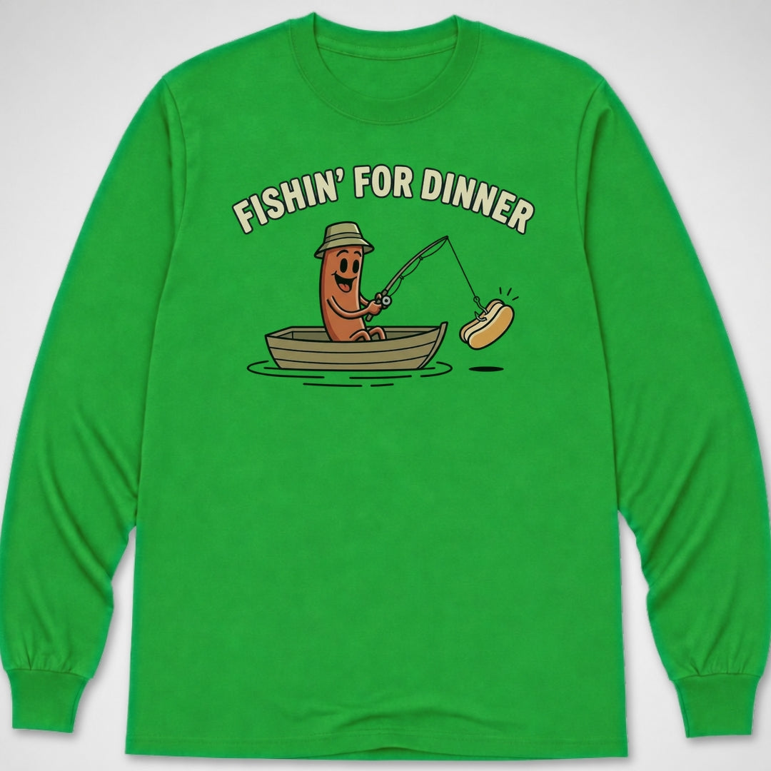 Fishin' Dog — Long Sleeve Tee product image 3