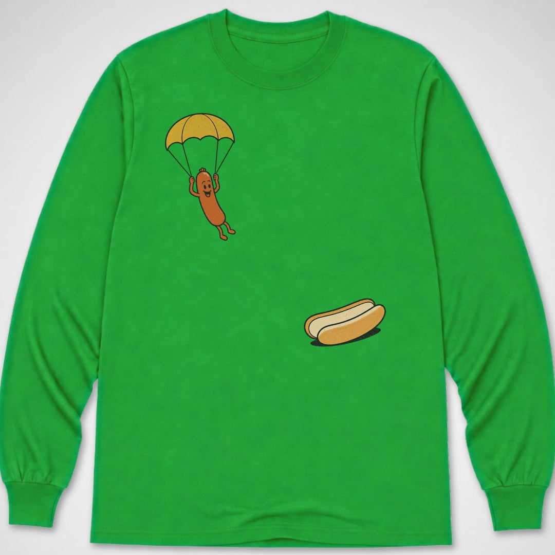 Hotdog Parachute — Long Sleeve Tee product image 5