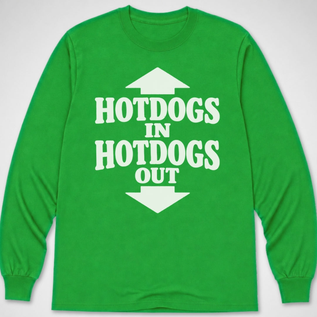 Hotdogs In, Out — Long Sleeve Tee product image 4
