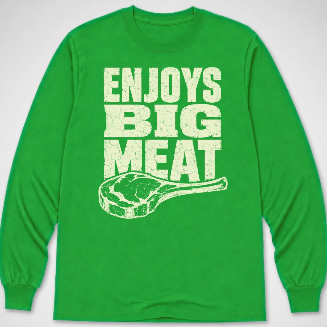 Enjoys Big Meat — Long Sleeve Tee product image 4