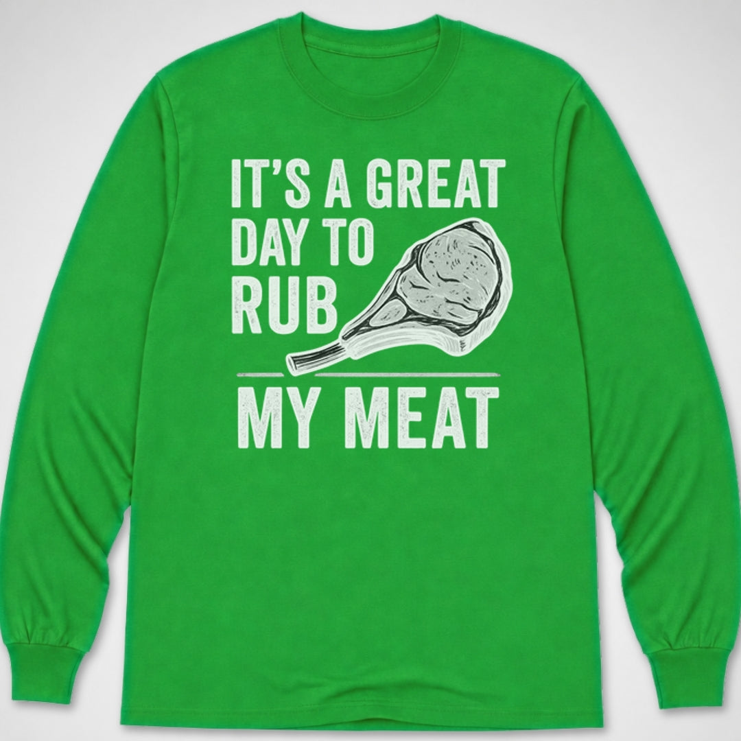 Rub My Meat — Long Sleeve Tee product image 5