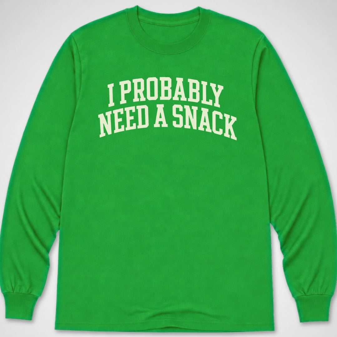 Probably Need a Snack — Long Sleeve Tee product image 4