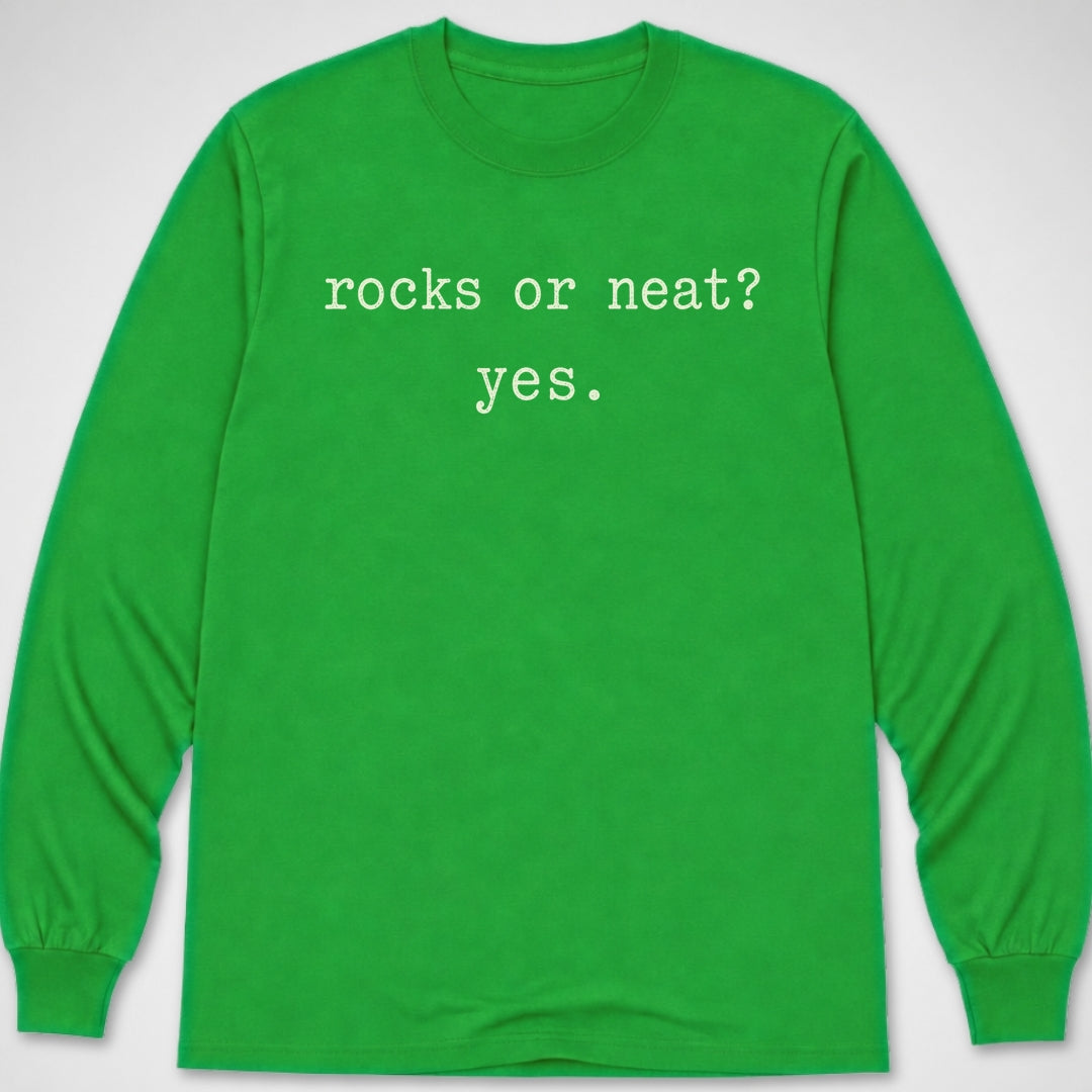Rocks Or Neat? — Long Sleeve Tee product image 4