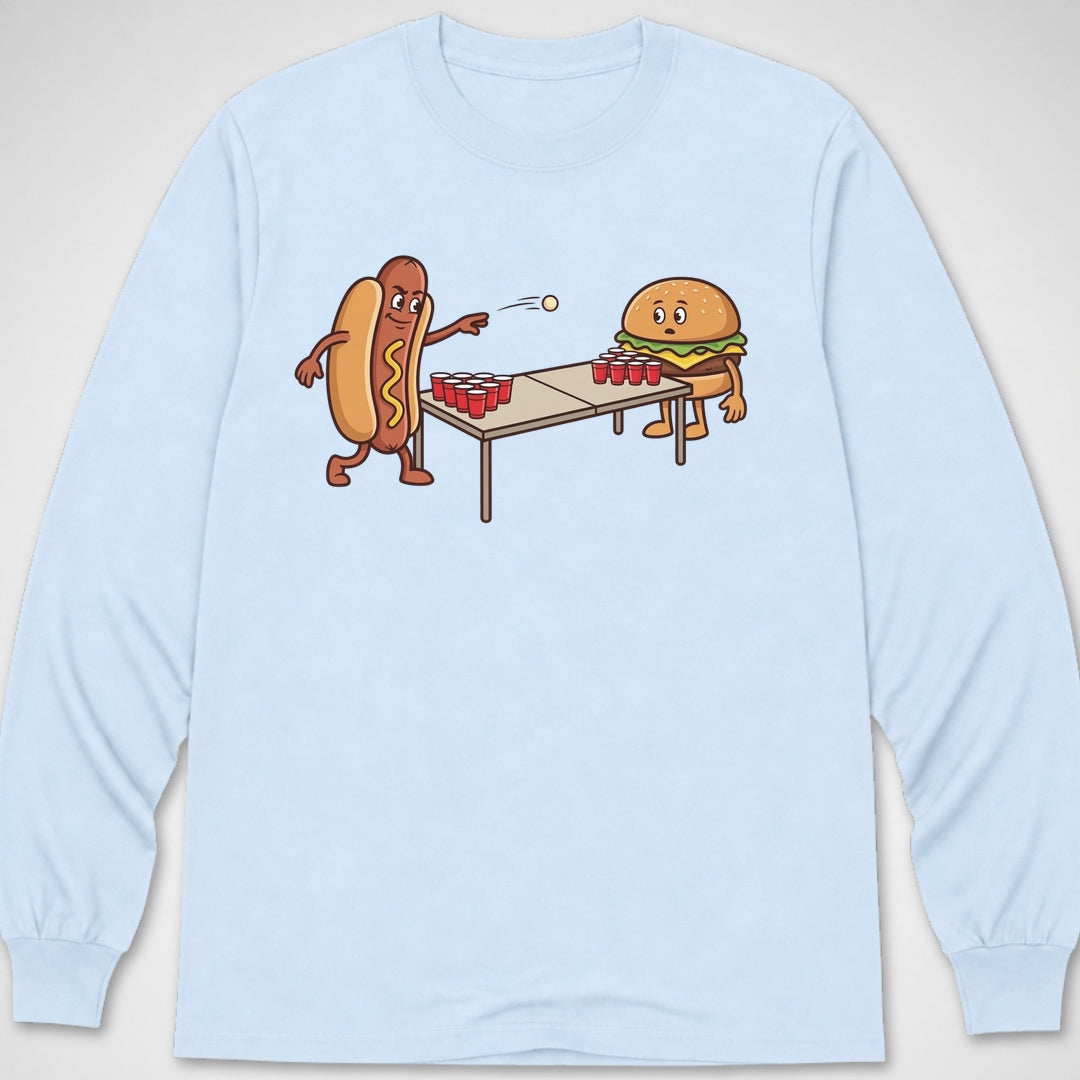 BBQ Pong — Long Sleeve Tee product image 9