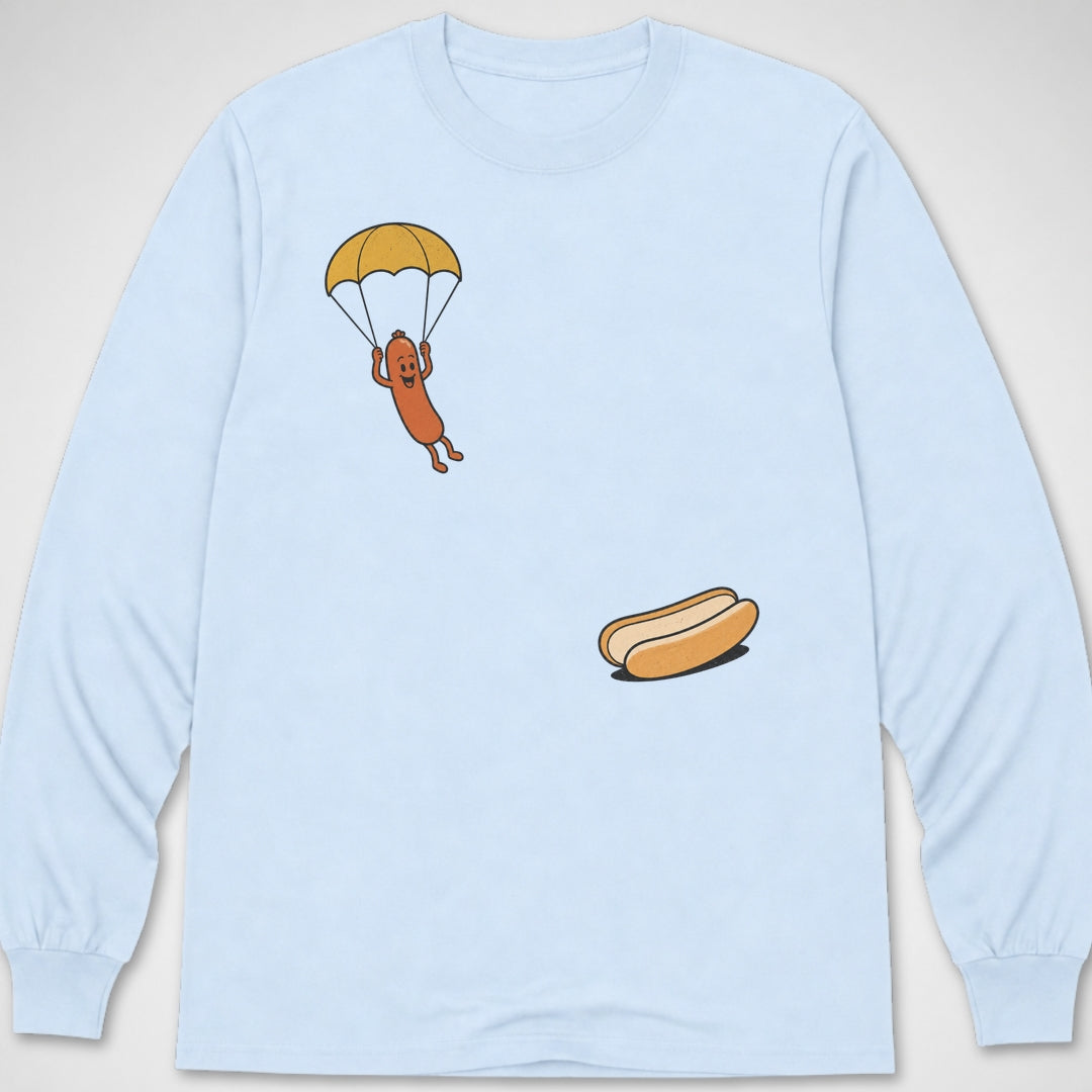 Hotdog Parachute — Long Sleeve Tee product image 1