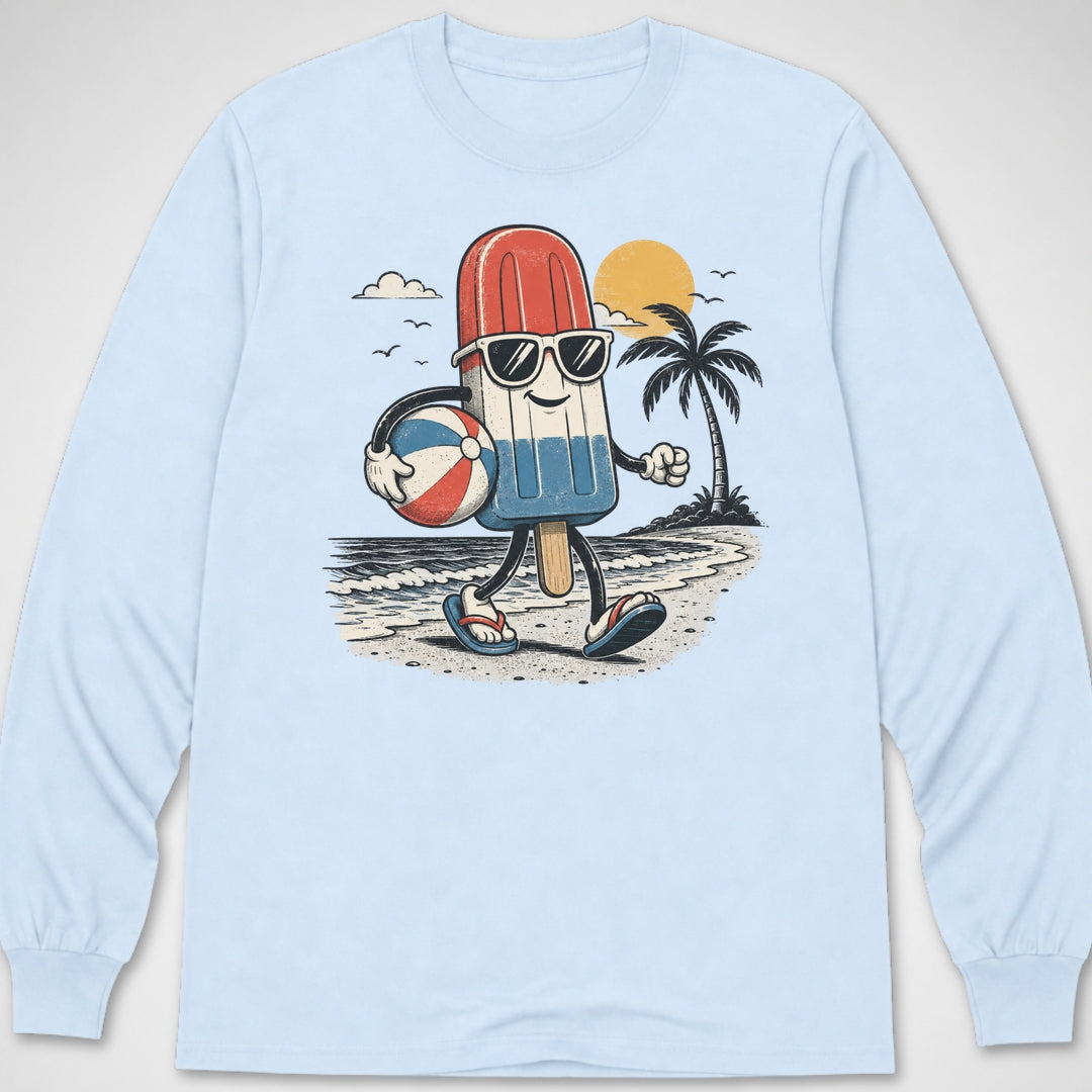 Red, White & Chill — Long Sleeve Tee product image 1