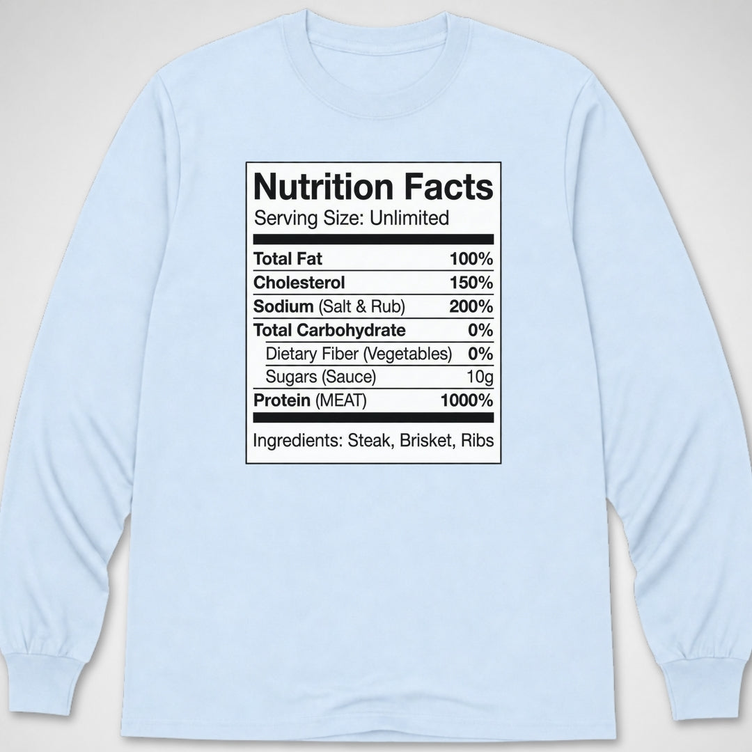 Nutrition Facts — Long Sleeve Tee product image 9