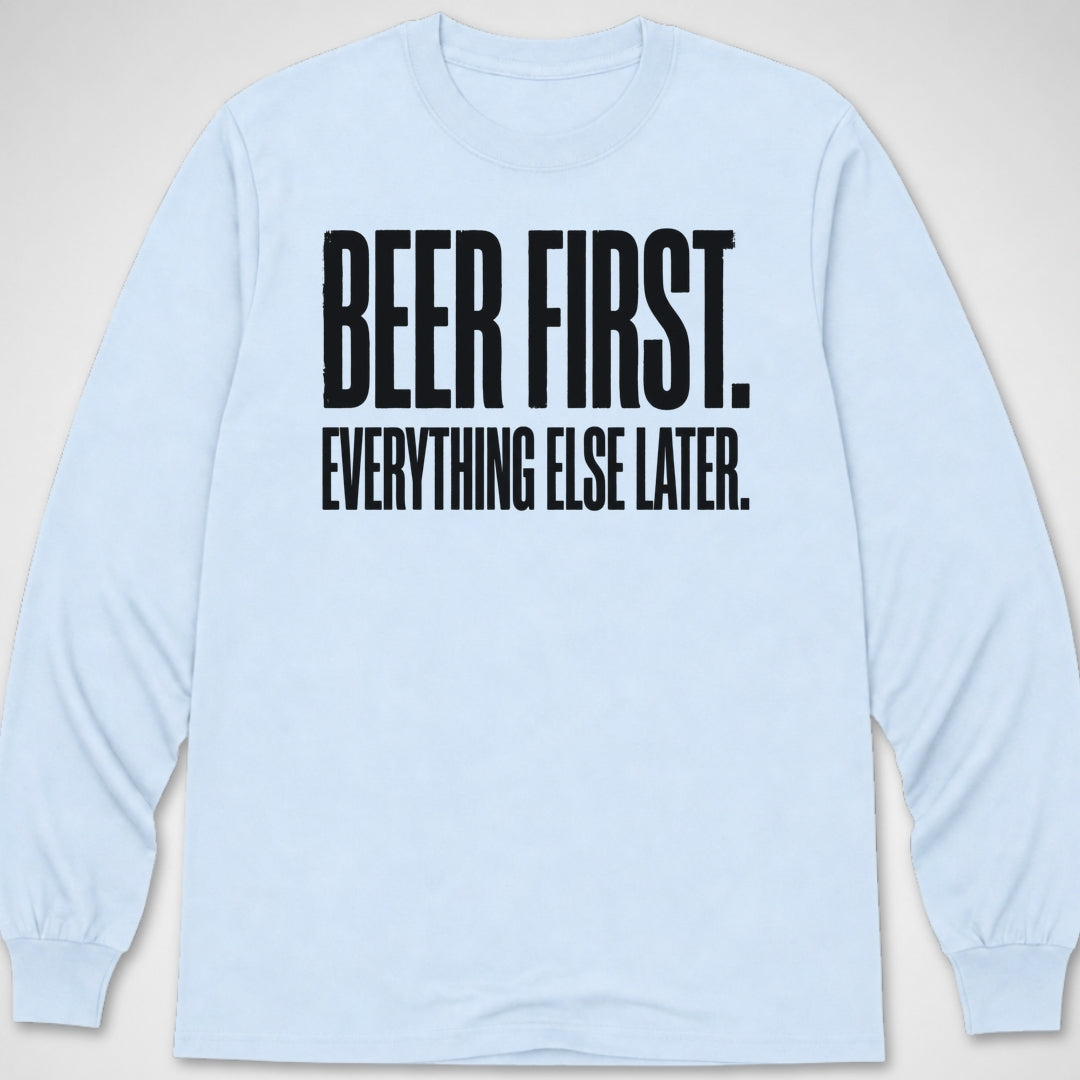 Beer First — Long Sleeve Tee product image 9