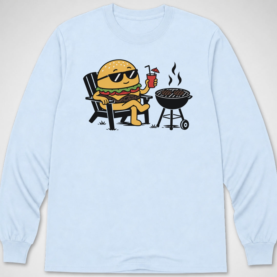 Burger Vibe — Long Sleeve Tee product image 8