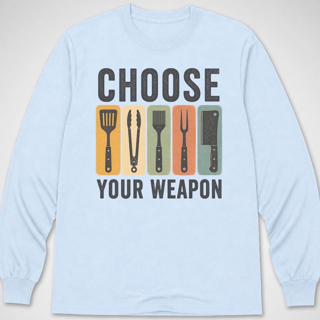 Choose Your Weapon — Long Sleeve Tee product image 4