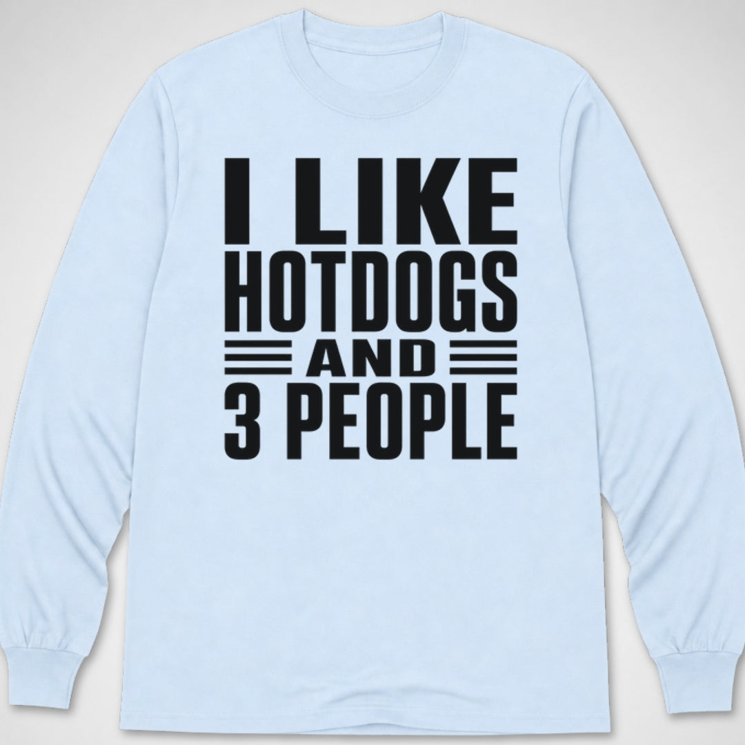 I Like Hotdogs and... — Long Sleeve Tee product image 9