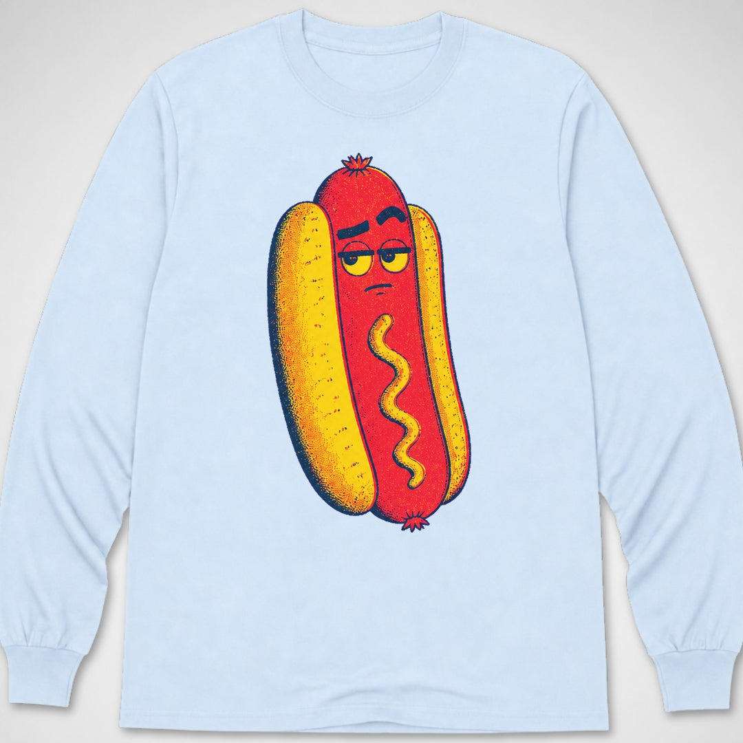 Hotdog Brow Raise — Long Sleeve Tee product image 9