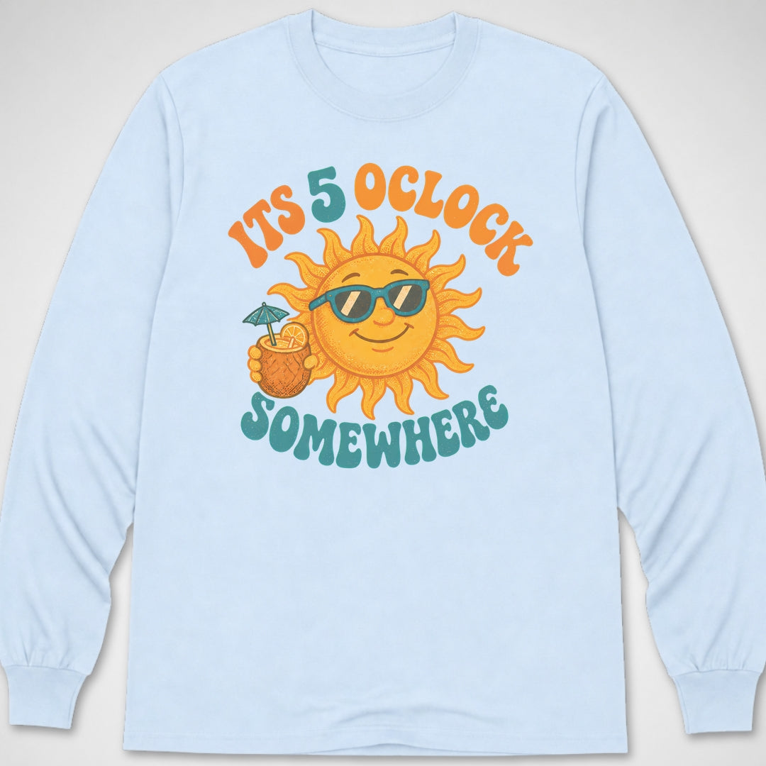 5 O'Clock Somewhere — Long Sleeve Tee product image 7