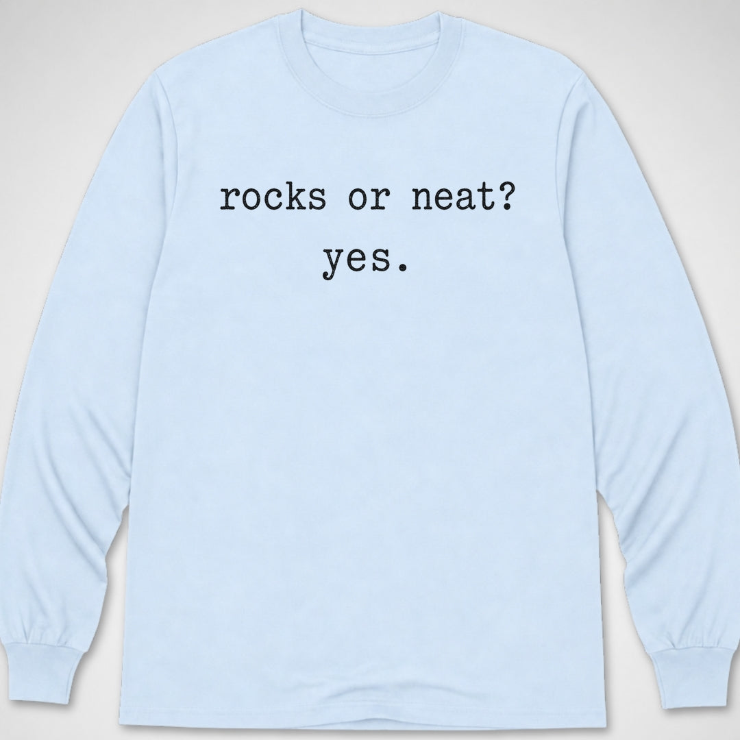 Rocks Or Neat? — Long Sleeve Tee product image 9