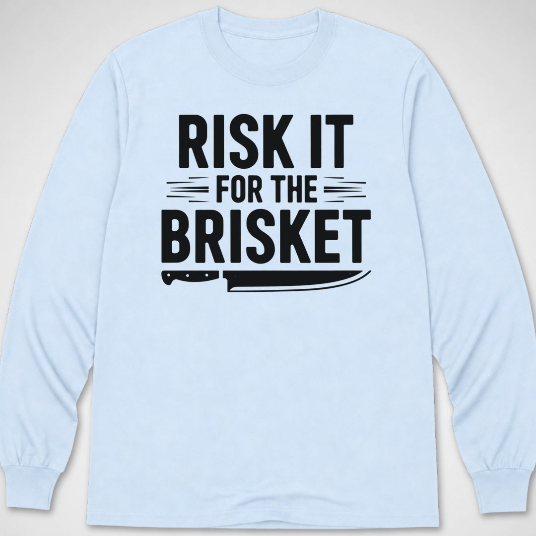Risk It for the Brisket — Long Sleeve Tee product image 9