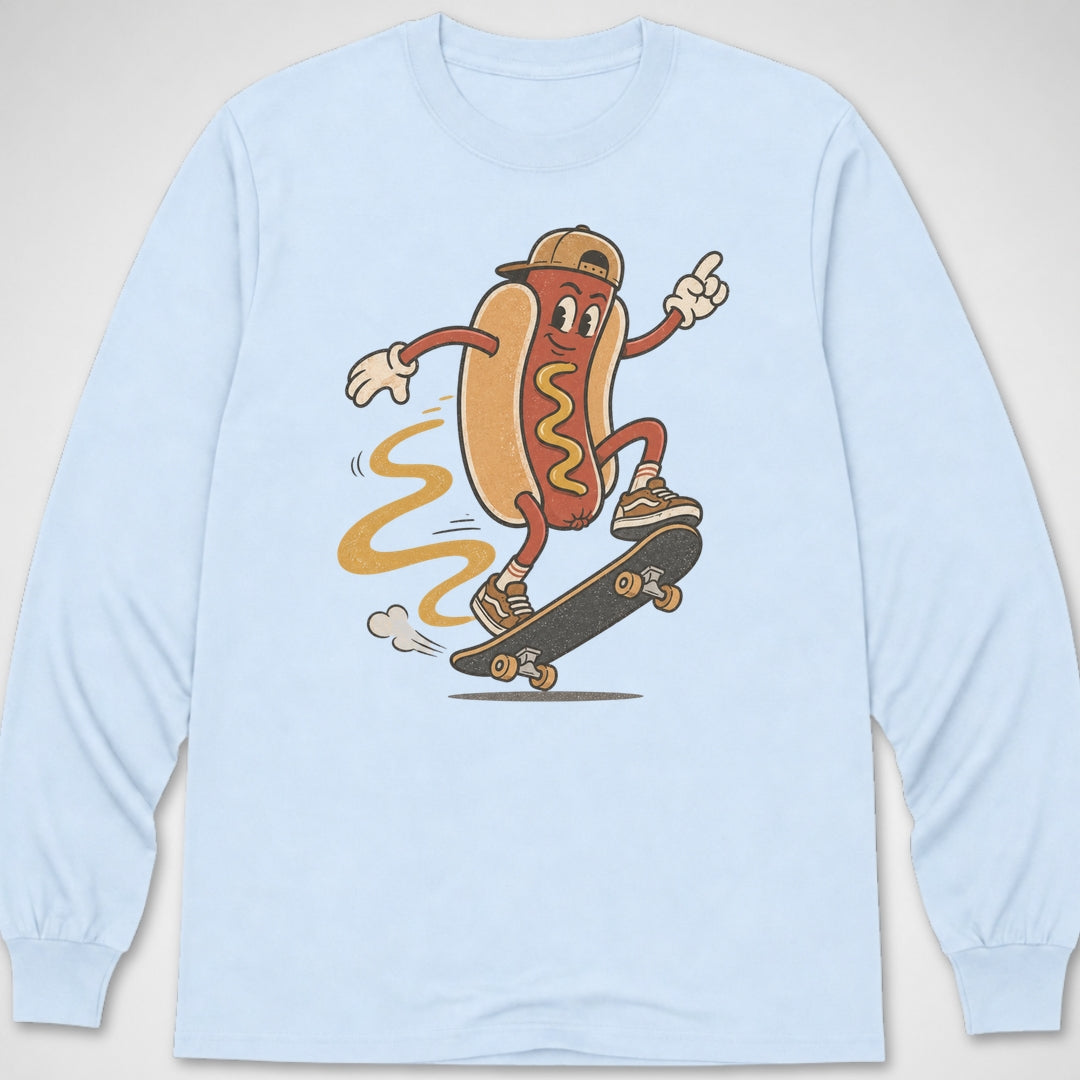 Hotdog Kickflip — Long Sleeve Tee product image 9
