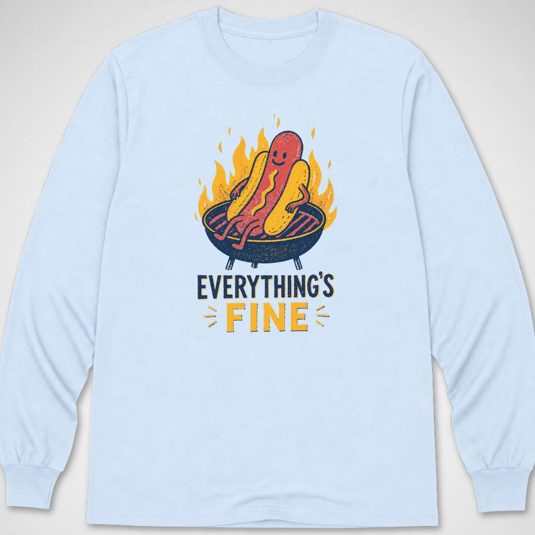 Everything's Fine — Long Sleeve Tee product image 1