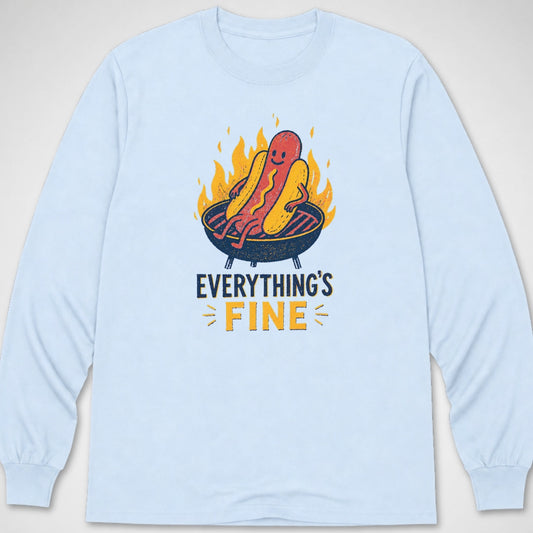 Everything's Fine — Long Sleeve Tee product image 1