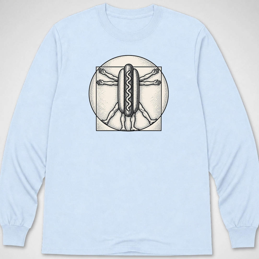 Vitruvian Glizzy — Long Sleeve Tee product image 9