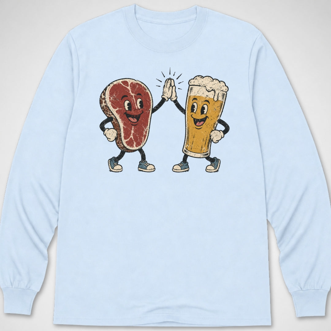 Steak & Suds — Long Sleeve Tee product image 9