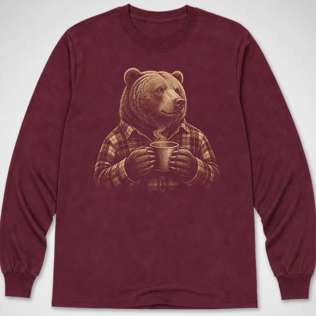 Flannel Bear — Long Sleeve Tee product image 3