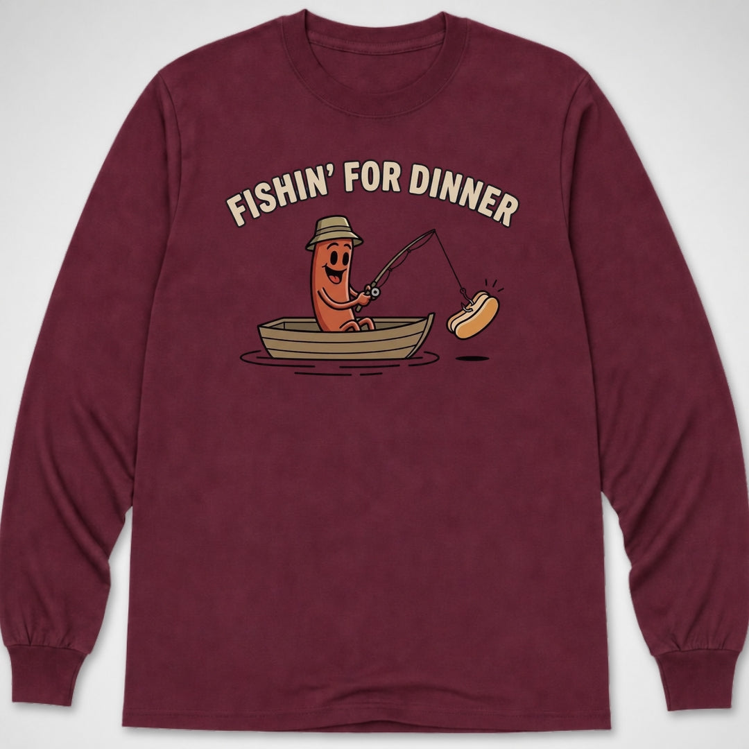 Fishin' Dog — Long Sleeve Tee product image 2