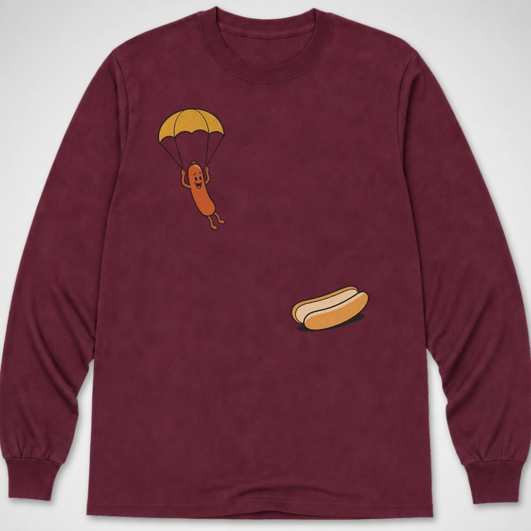 Hotdog Parachute — Long Sleeve Tee product image 4