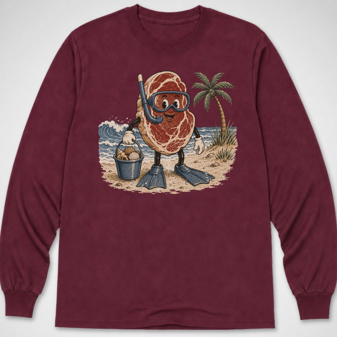 Scuba Steak — Long Sleeve Tee product image 4
