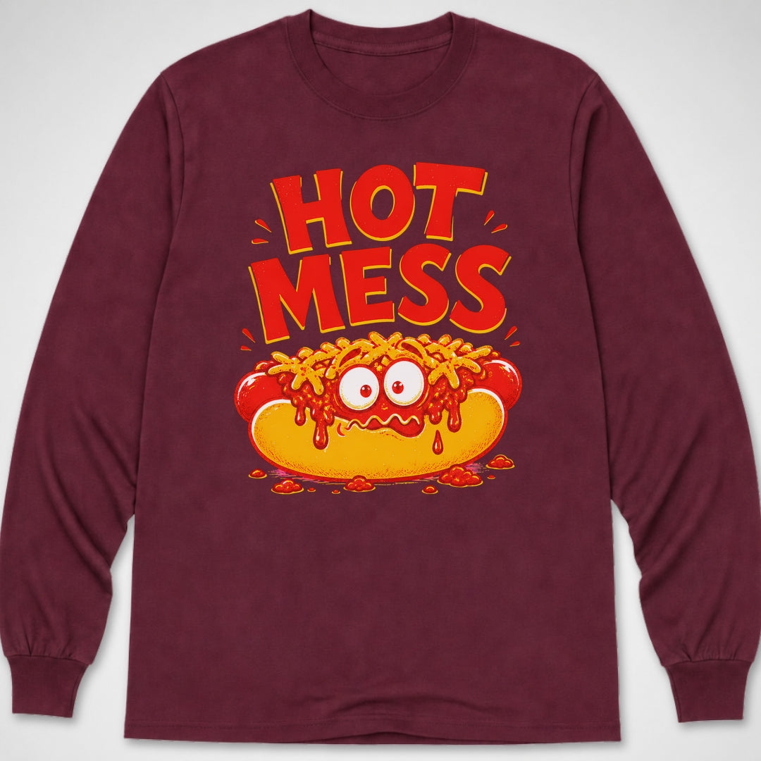 Hot Mess — Long Sleeve Tee product image 4