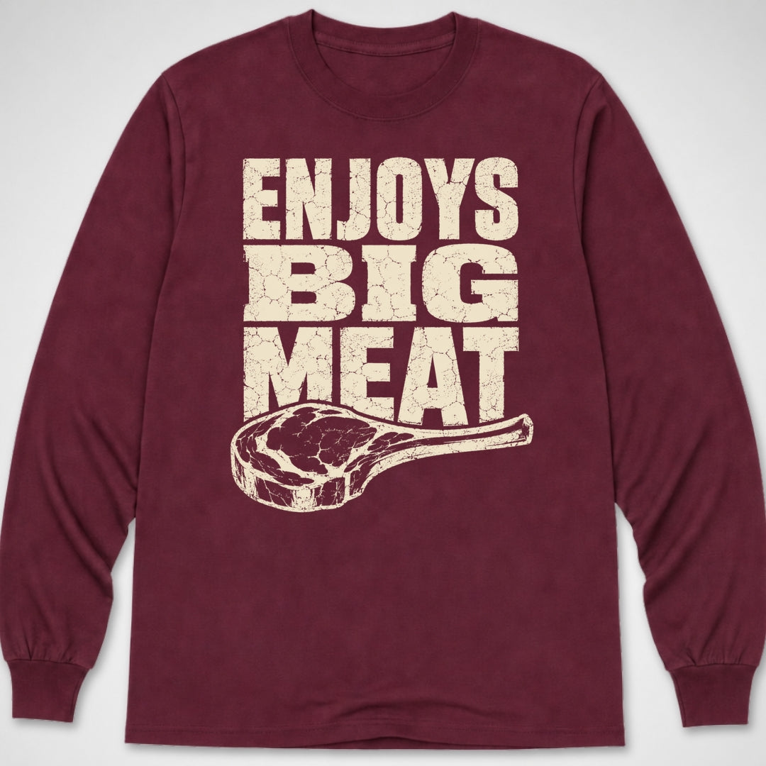 Enjoys Big Meat — Long Sleeve Tee product image 3