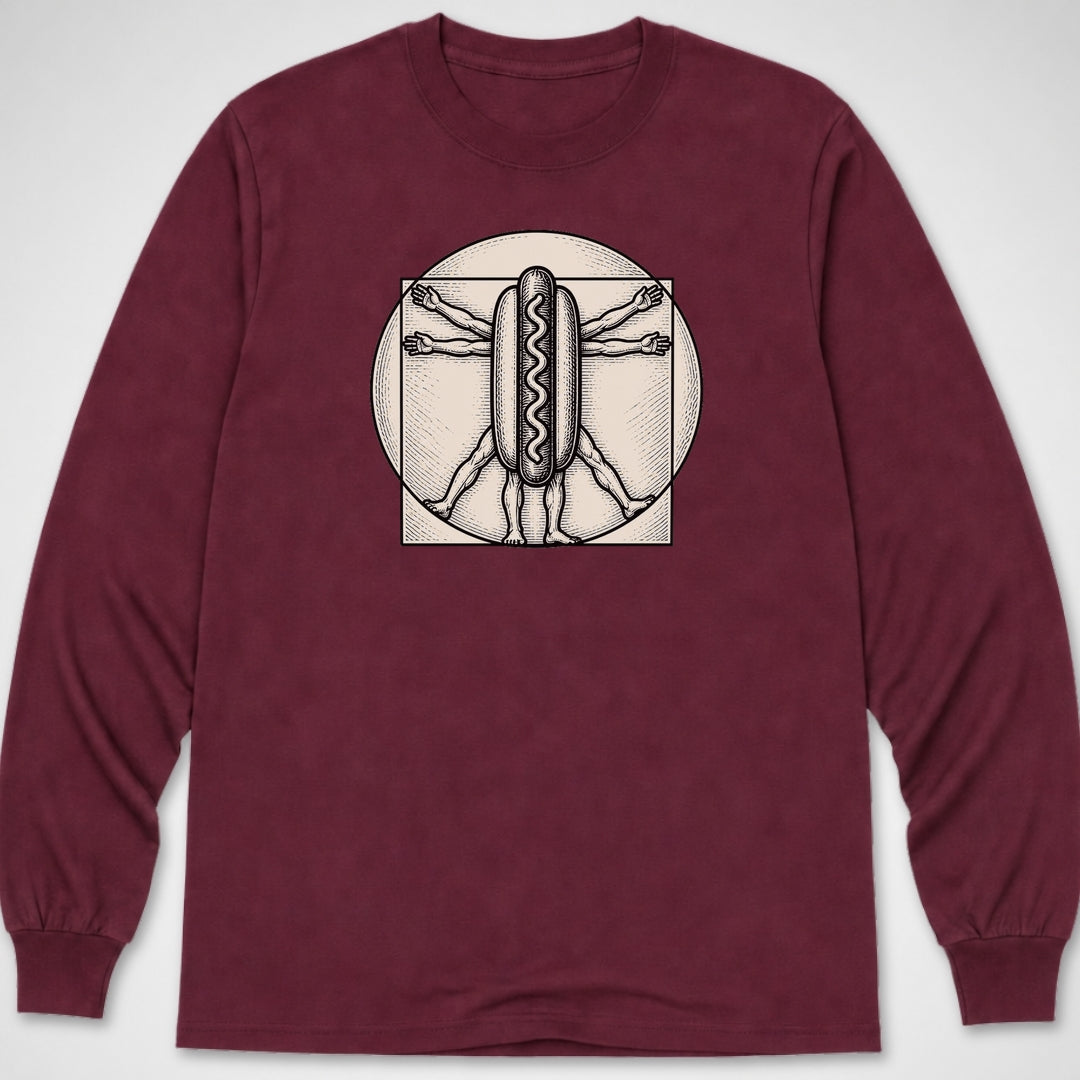 Vitruvian Glizzy — Long Sleeve Tee product image 3