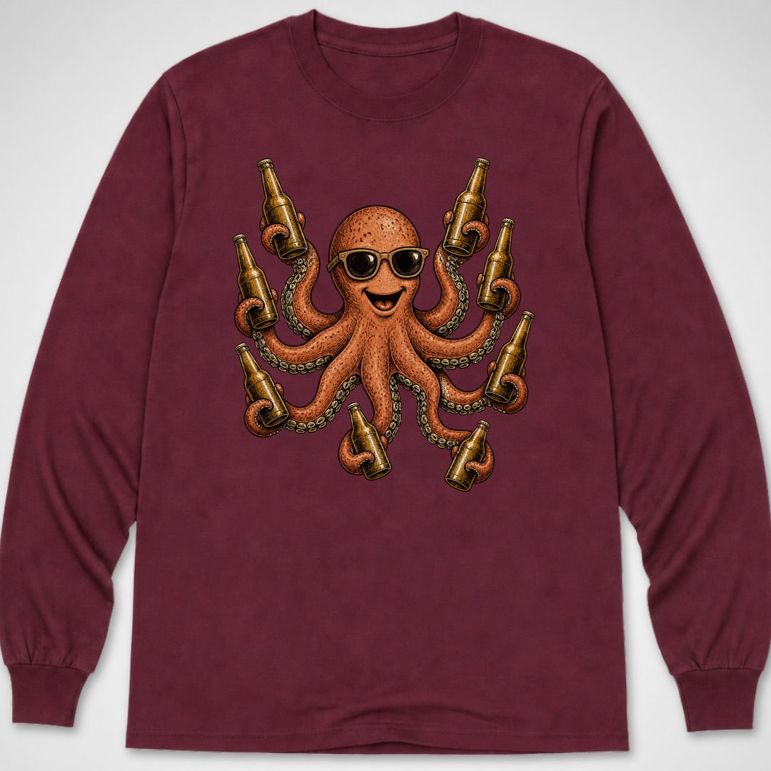 Octo-Drinkin' — Long Sleeve Tee product image 4