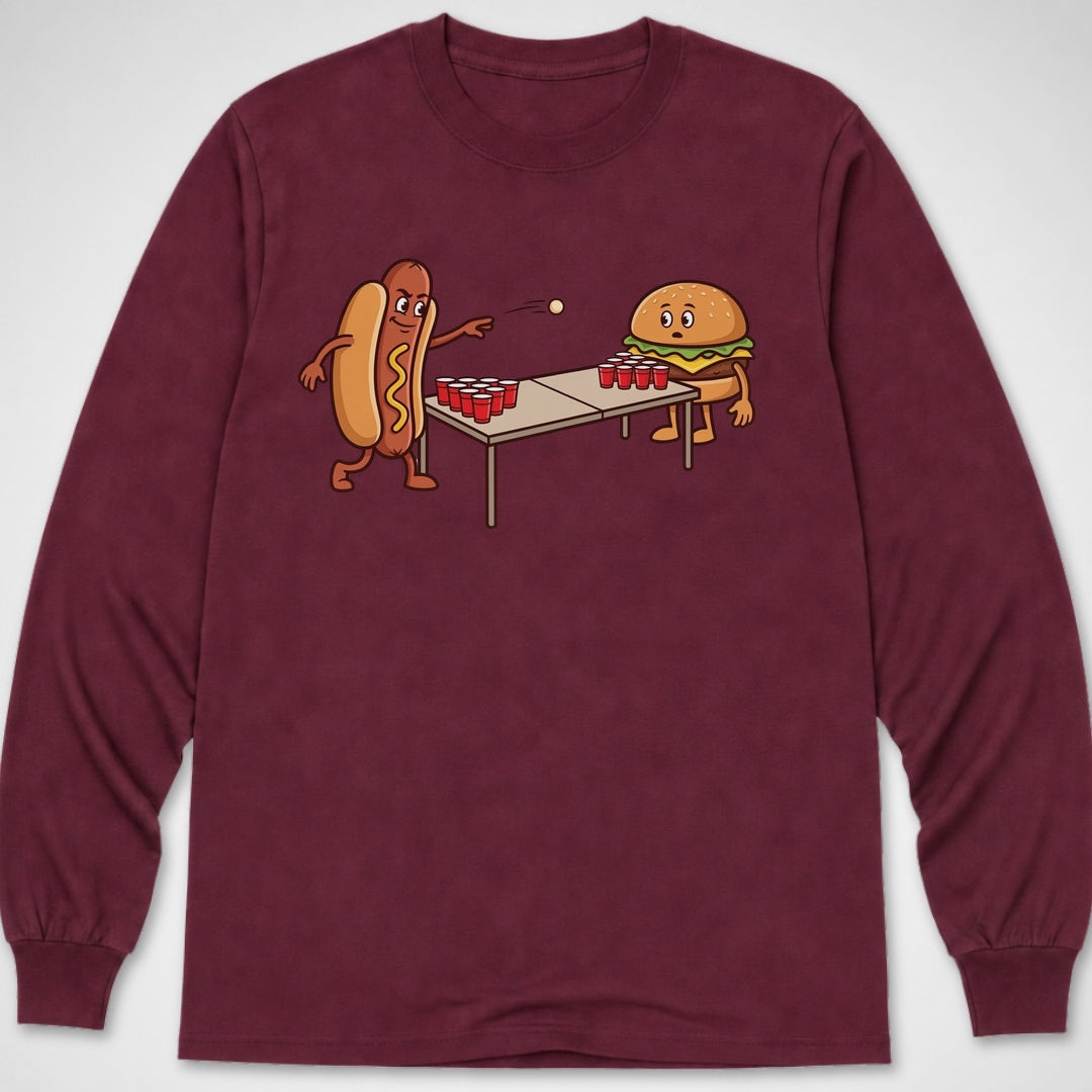 BBQ Pong — Long Sleeve Tee product image 4