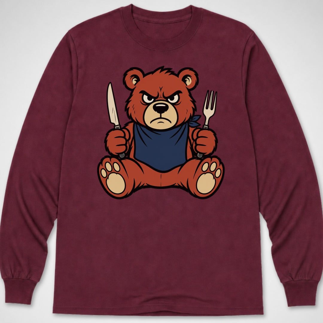Hangry Bear — Long Sleeve Tee product image 4
