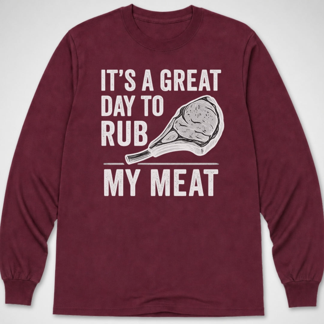 Rub My Meat — Long Sleeve Tee product image 4