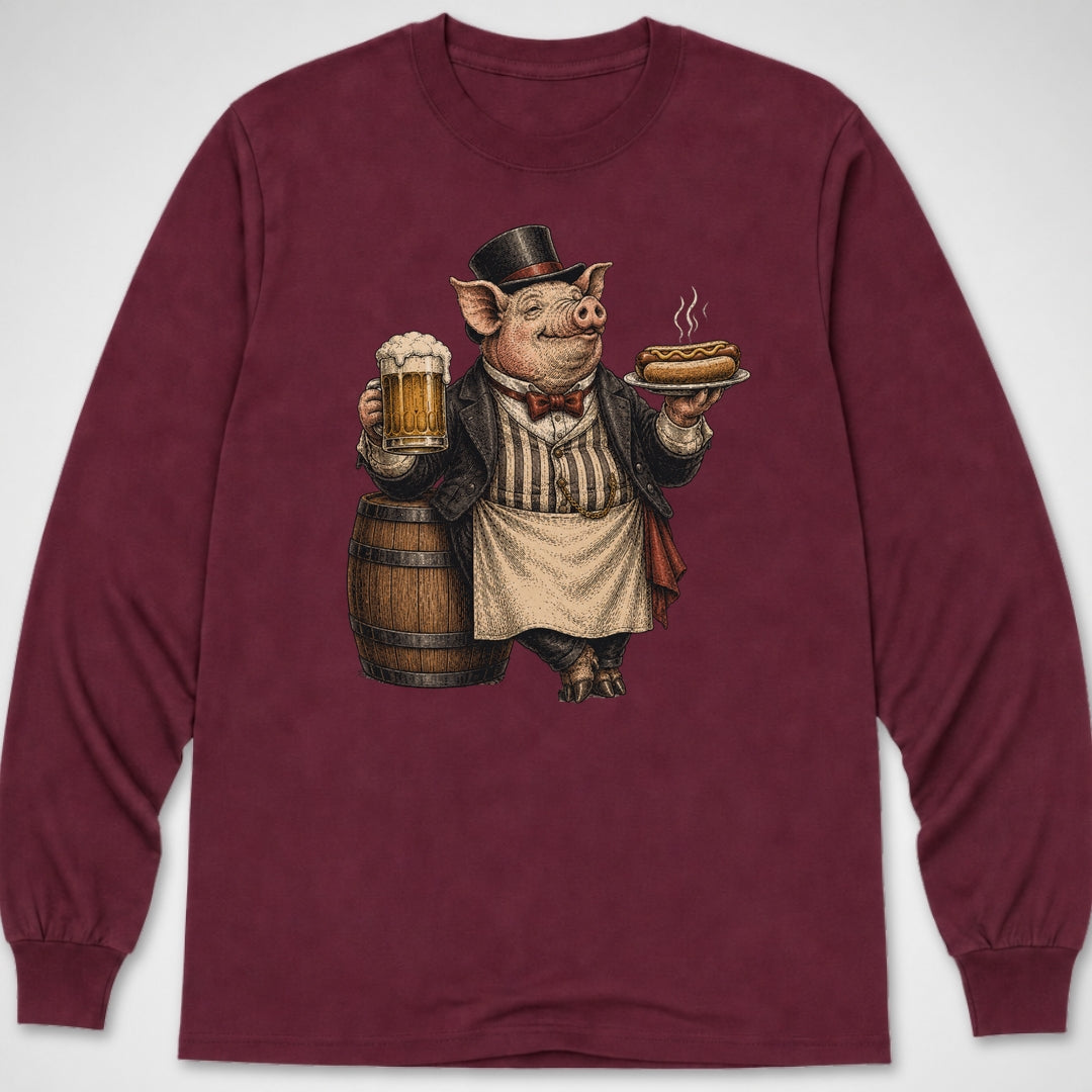 Swine Dining — Long Sleeve Tee product image 3