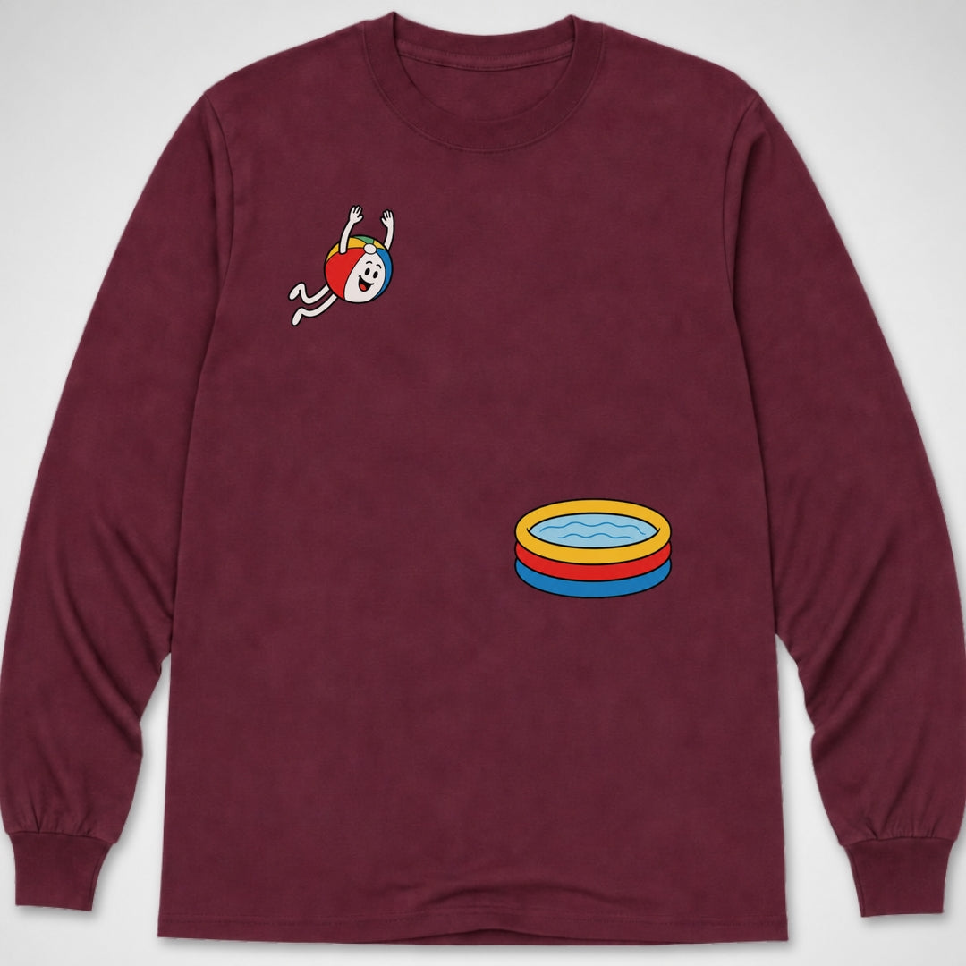 Beach Ball Dive — Long Sleeve Tee product image 4