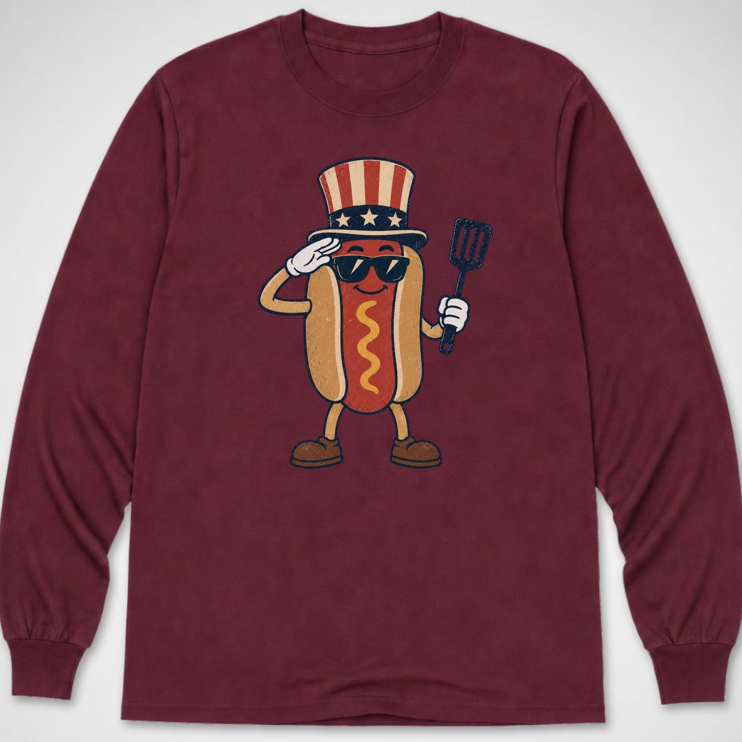 Uncle Sam's BBQ — Long Sleeve Tee product image 4