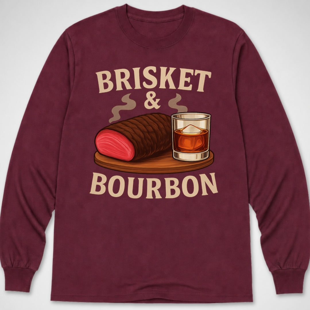 Brisket & Bourbon — Long Sleeve Tee product image 3