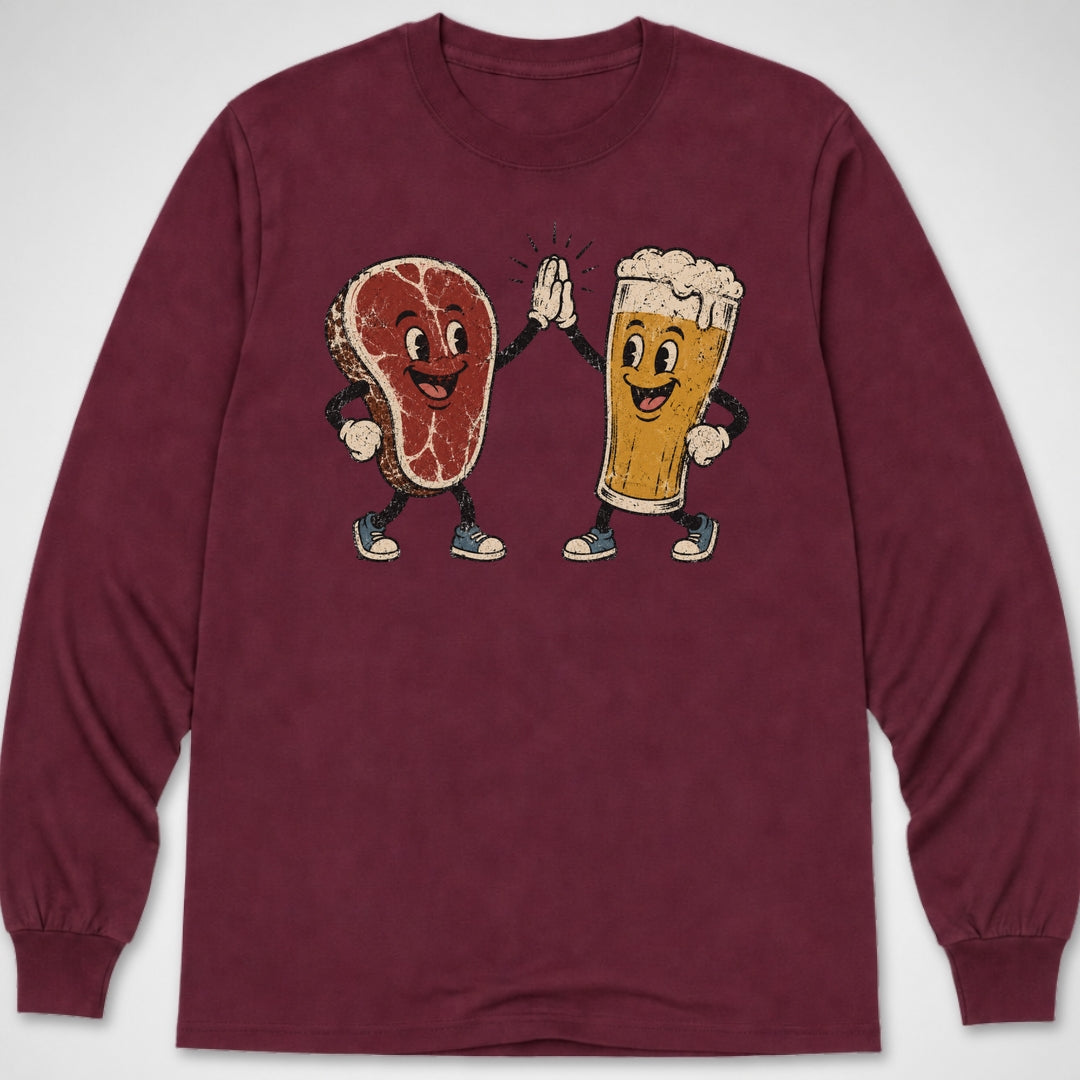Steak & Suds — Long Sleeve Tee product image 4