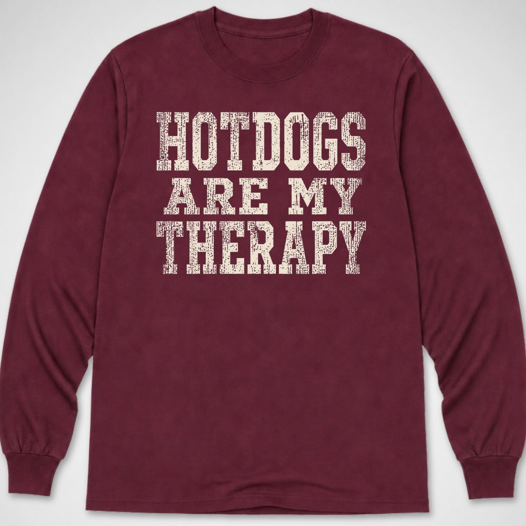 Hotdog Therapy — Long Sleeve Tee product image 1